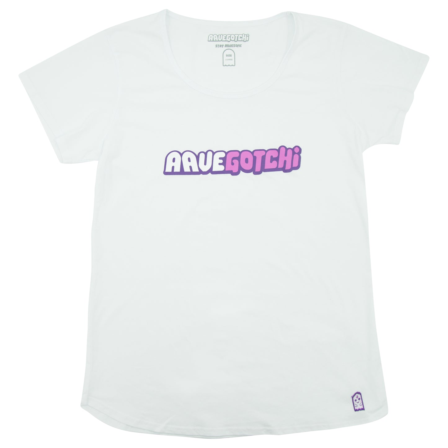 Women's Aavegotchi Two- Color Logo Tee